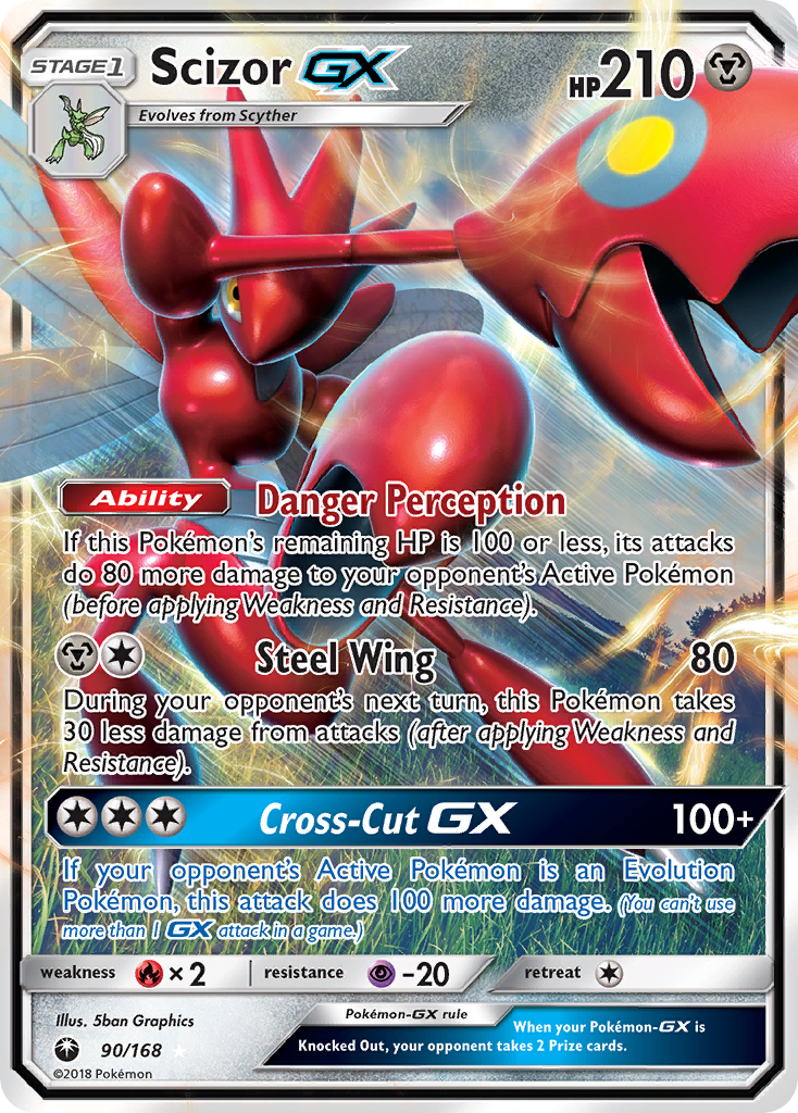 Scizor GX (90/168) [Sun & Moon: Celestial Storm] | Clutch Gaming