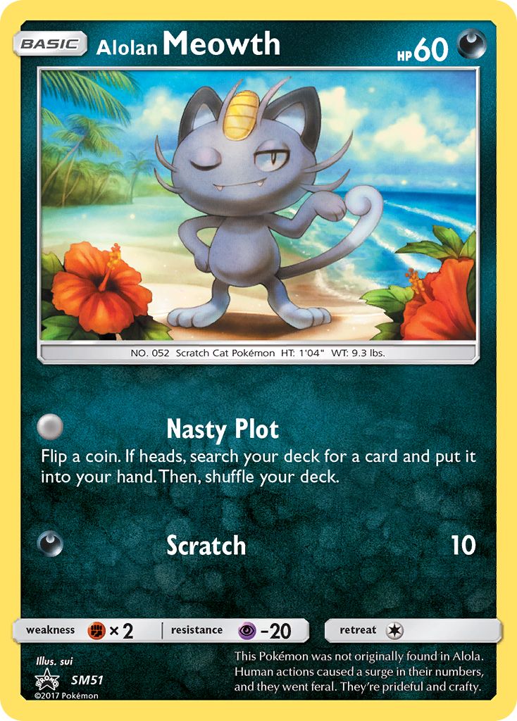 Alolan Meowth (SM51) [Sun & Moon: Black Star Promos] | Clutch Gaming