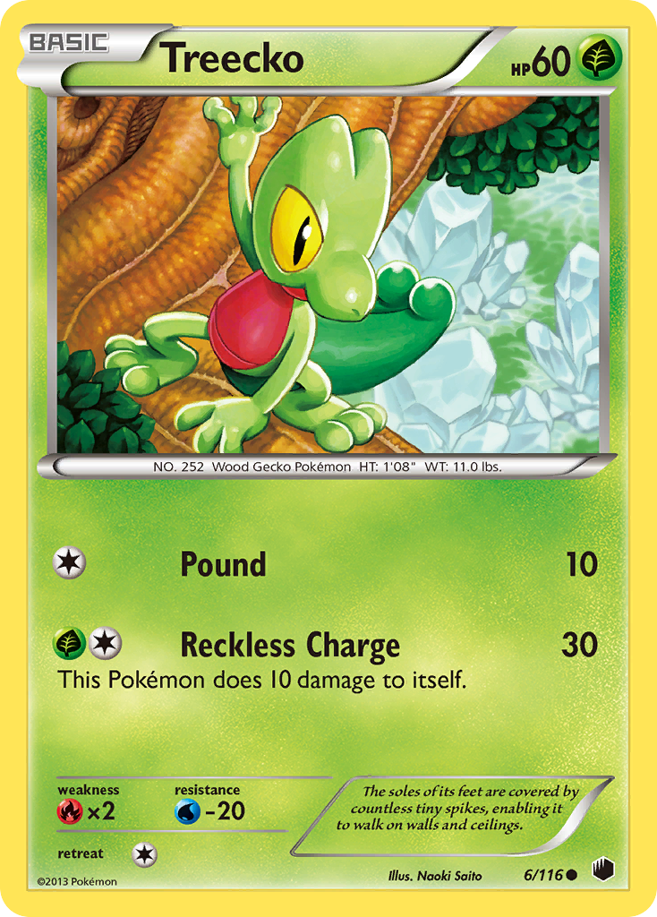 Treecko (6/116) [Black & White: Plasma Freeze] | Clutch Gaming