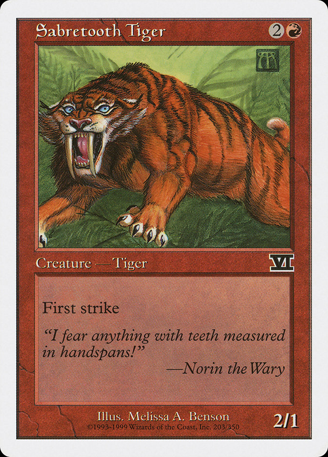 Sabretooth Tiger [Classic Sixth Edition] | Clutch Gaming