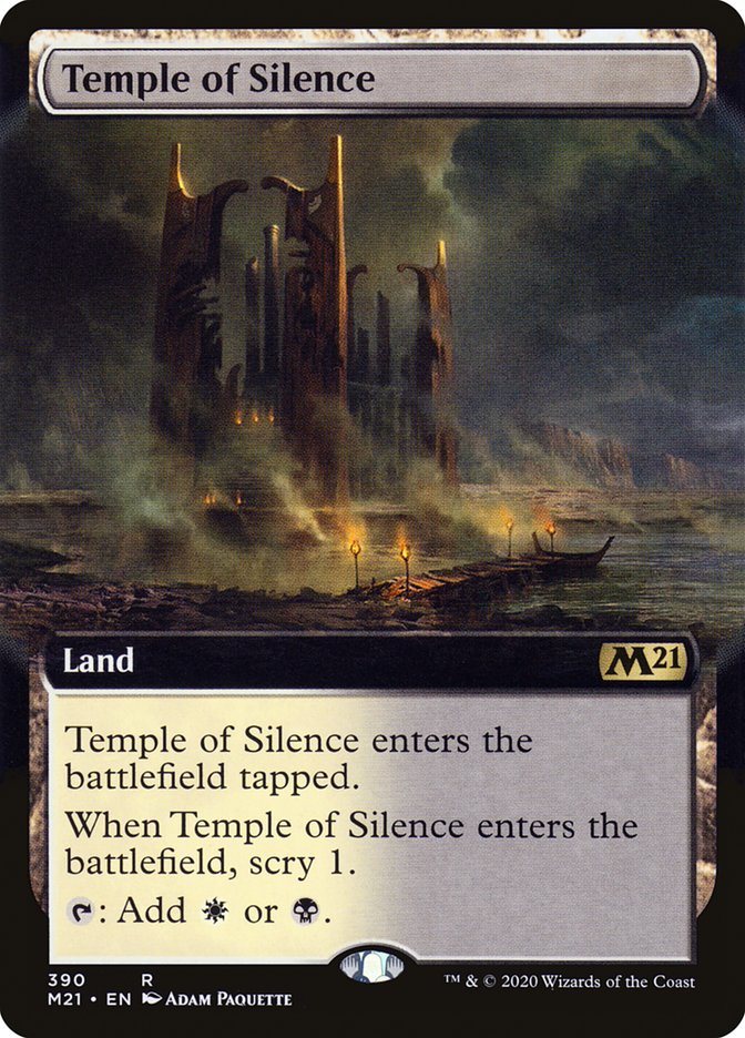 Temple of Silence (Extended Art) [Core Set 2021] | Clutch Gaming