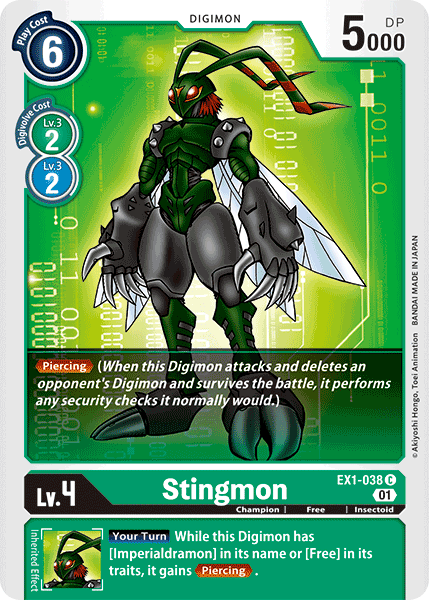 Stingmon [EX1-038] [Classic Collection] | Clutch Gaming