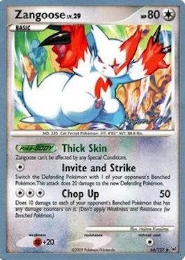 Zangoose LV.29 (66/127) (Queengar - Jason Martinez) [World Championships 2009] | Clutch Gaming