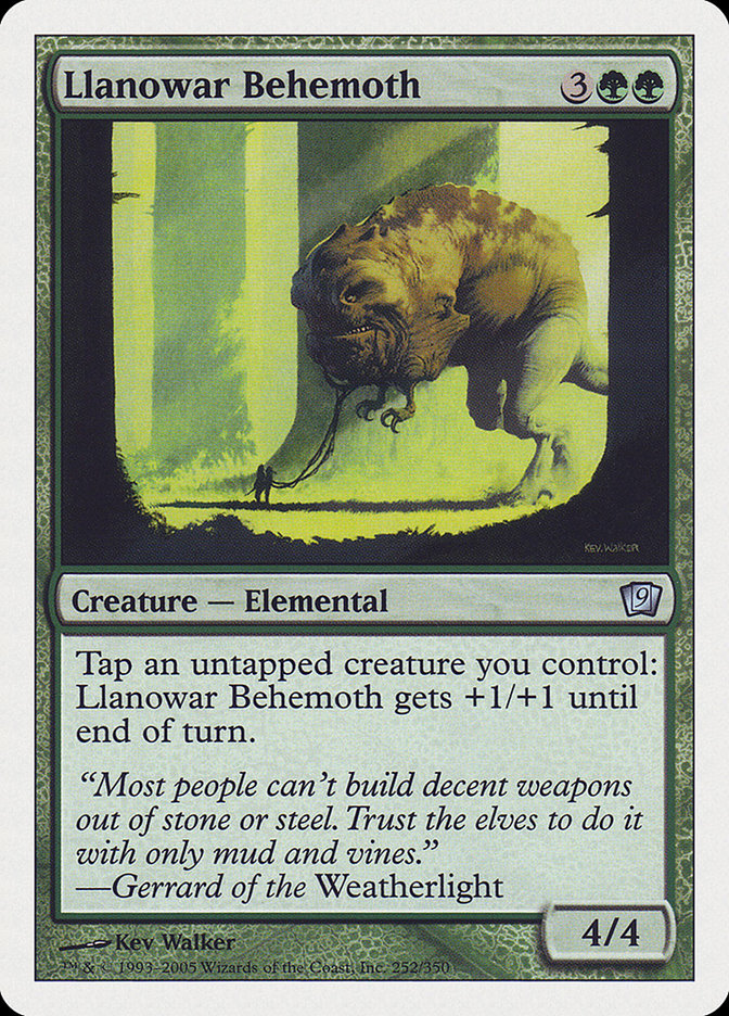 Llanowar Behemoth [Ninth Edition] | Clutch Gaming