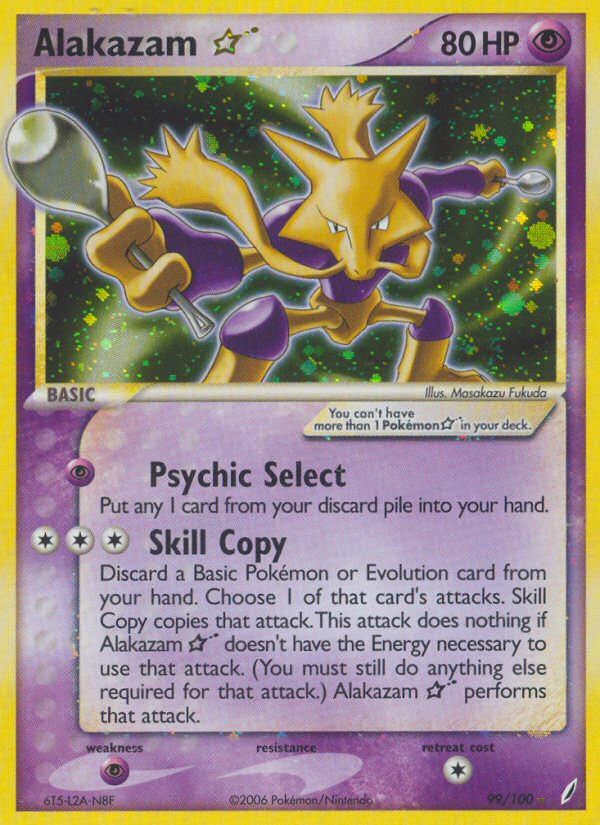 Alakazam Star (99/100) [EX: Crystal Guardians] | Clutch Gaming