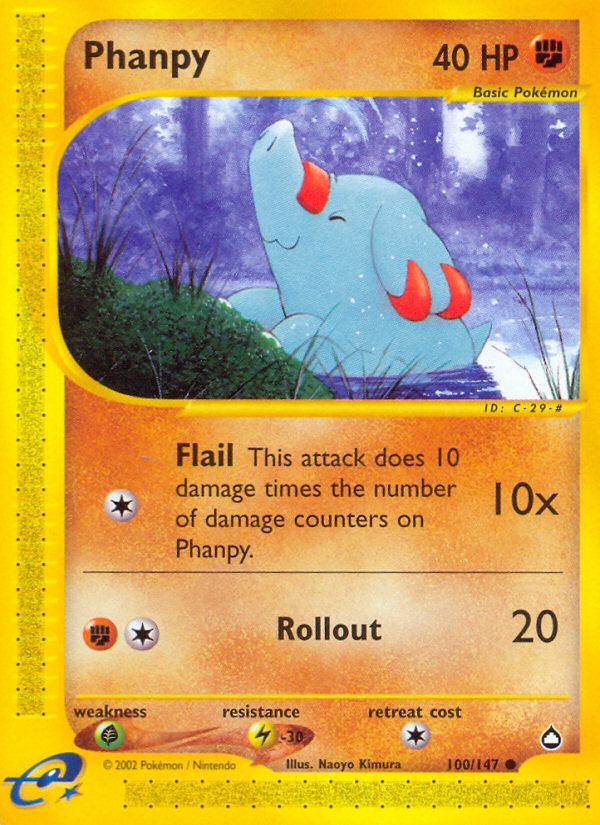 Phanpy (100/147) [Aquapolis] | Clutch Gaming