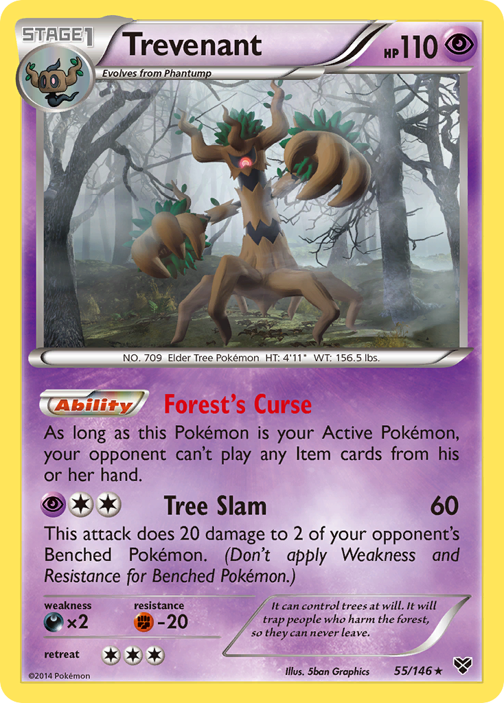 Trevenant (55/146) [XY: Base Set] | Clutch Gaming