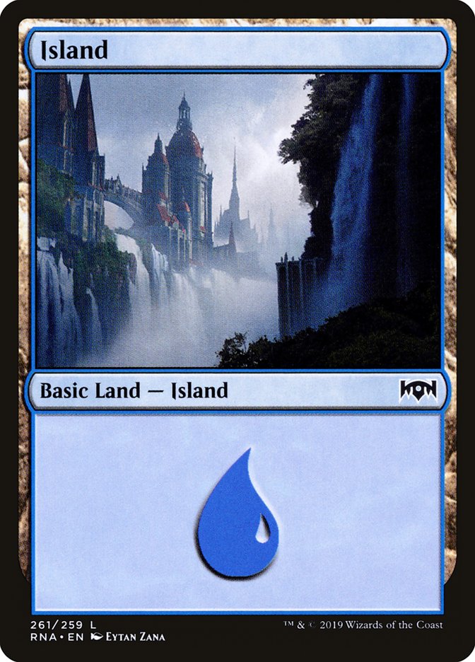 Island (261) [Ravnica Allegiance] | Clutch Gaming