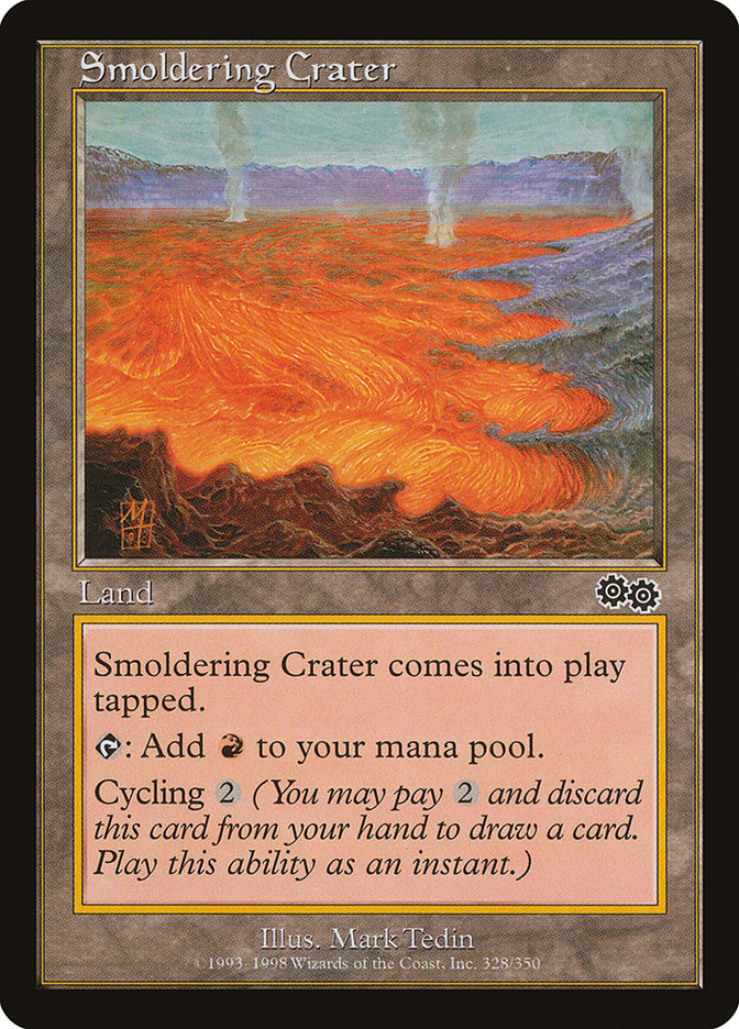 Smoldering Crater [Urza's Saga] | Clutch Gaming