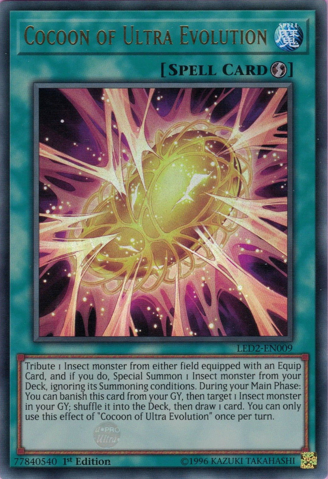 Cocoon of Ultra Evolution [LED2-EN009] Ultra Rare | Clutch Gaming