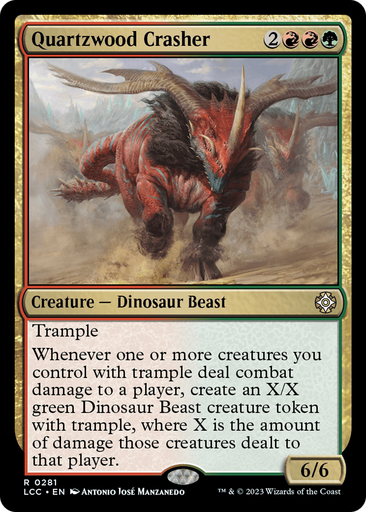 Quartzwood Crasher [The Lost Caverns of Ixalan Commander] | Clutch Gaming