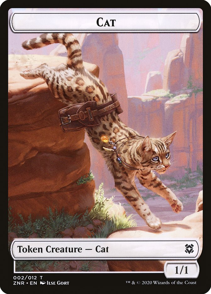 Cat Token [Zendikar Rising Tokens] | Clutch Gaming