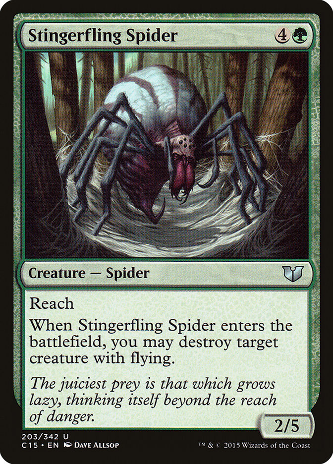 Stingerfling Spider [Commander 2015] | Clutch Gaming