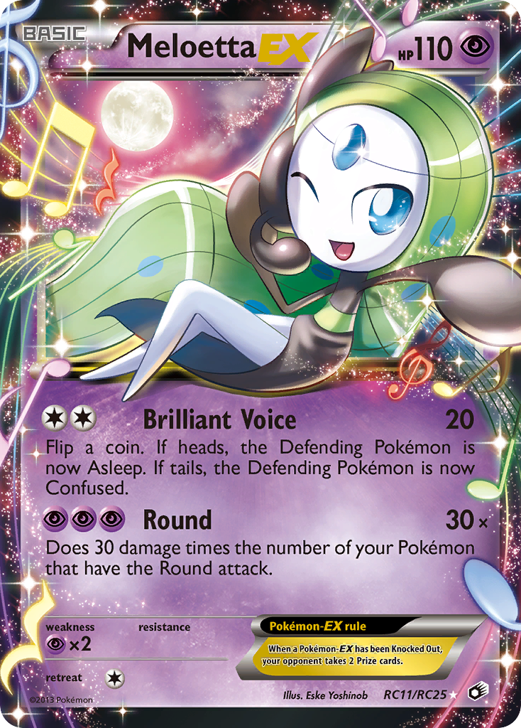 Meloetta EX (RC11/RC25) [Black & White: Legendary Treasures] | Clutch Gaming