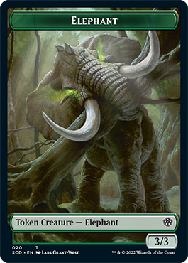 Elephant // Thopter Double-Sided Token [Starter Commander Decks] | Clutch Gaming