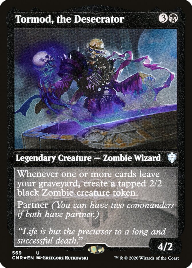 Tormod, the Desecrator (Etched) [Commander Legends] | Clutch Gaming