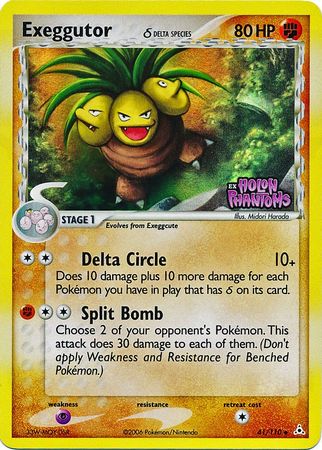 Exeggutor (41/110) (Delta Species) (Stamped) [EX: Holon Phantoms] | Clutch Gaming