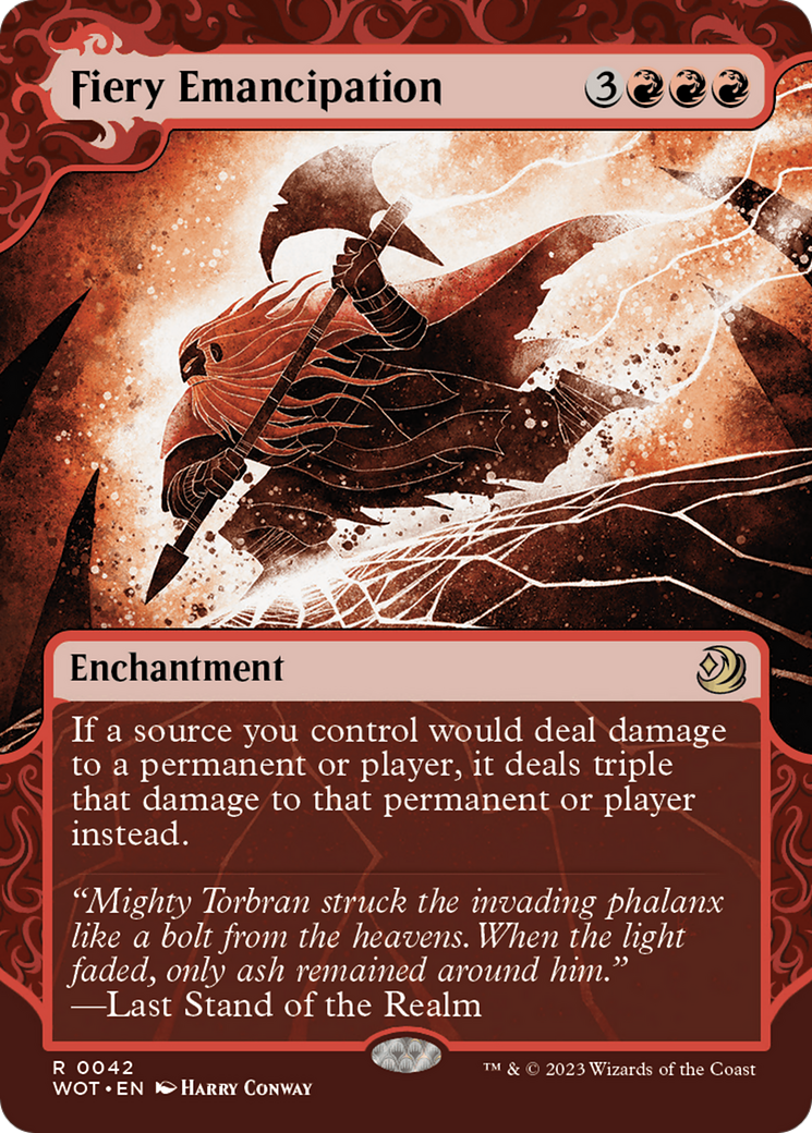 Fiery Emancipation [Wilds of Eldraine: Enchanting Tales] | Clutch Gaming