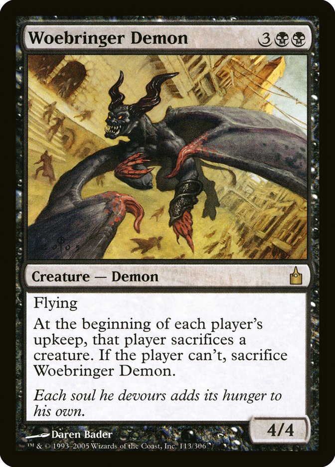 Woebringer Demon [Ravnica: City of Guilds] | Clutch Gaming