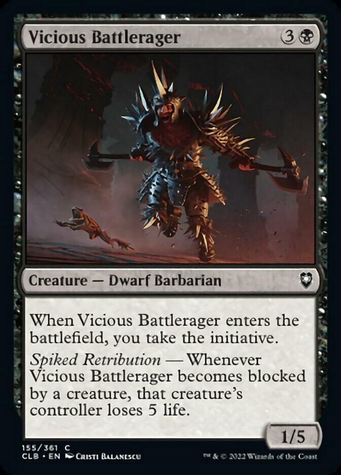 Vicious Battlerager [Commander Legends: Battle for Baldur's Gate] | Clutch Gaming