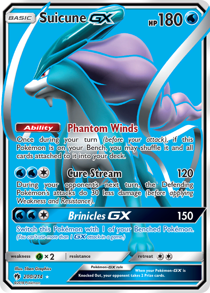 Suicune GX (200/214) [Sun & Moon: Lost Thunder] | Clutch Gaming