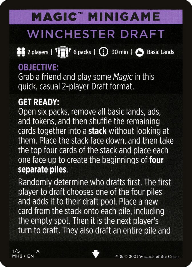 Winchester Draft (Magic Minigame) [Modern Horizons 2 Minigame] | Clutch Gaming