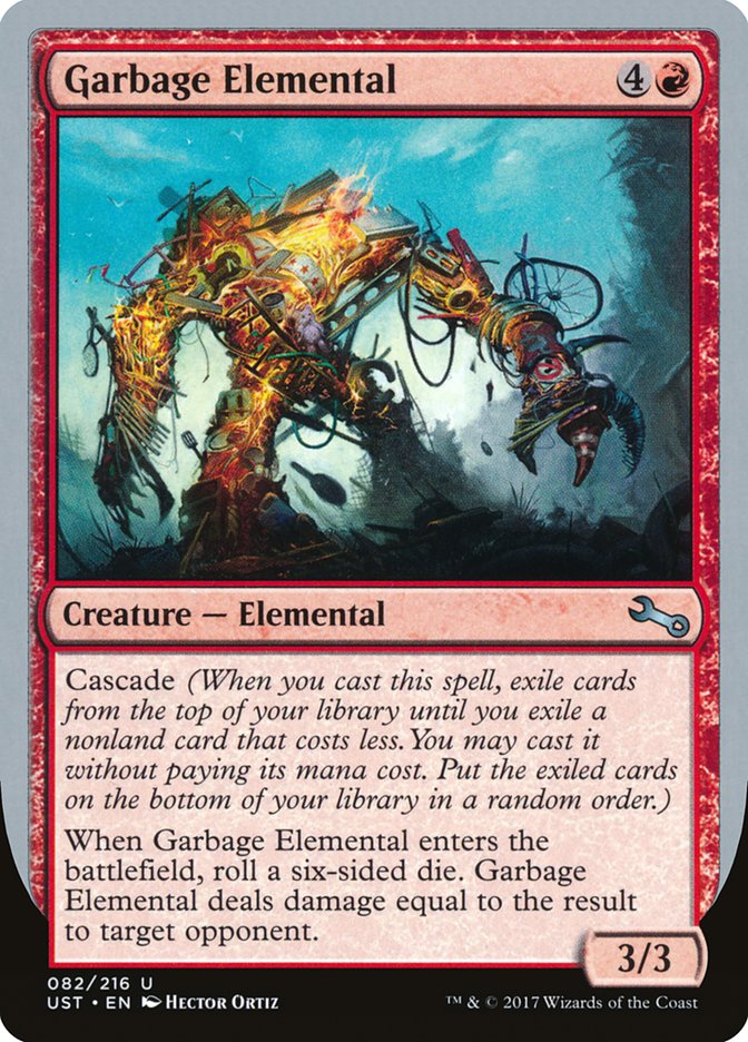 Garbage Elemental (3/3 Creature) [Unstable] | Clutch Gaming