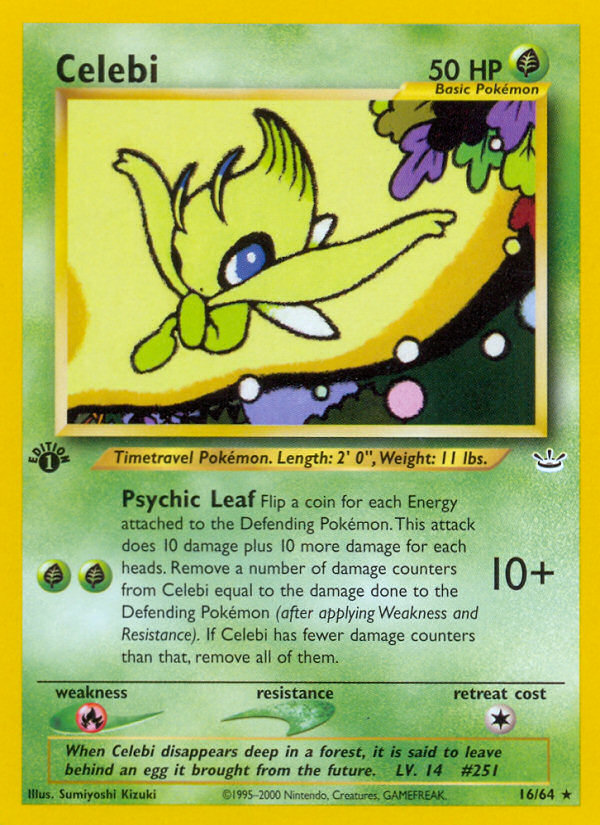 Celebi (16/64) [Neo Revelation 1st Edition] | Clutch Gaming