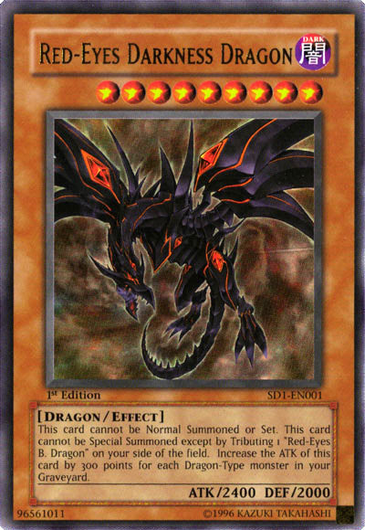 Red-Eyes Darkness Dragon [SD1-EN001] Ultra Rare | Clutch Gaming