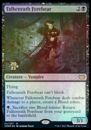 Falkenrath Forebear [Innistrad: Crimson Vow Prerelease Promos] | Clutch Gaming