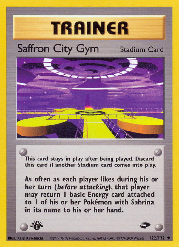 Saffron City Gym (122/132) [Gym Challenge 1st Edition] | Clutch Gaming