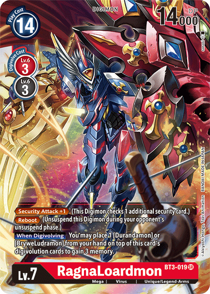 RagnaLoardmon [BT3-019] [Release Special Booster Ver.1.5] | Clutch Gaming