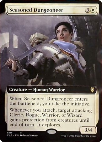 Seasoned Dungeoneer (Extended Art) [Commander Legends: Battle for Baldur's Gate] | Clutch Gaming