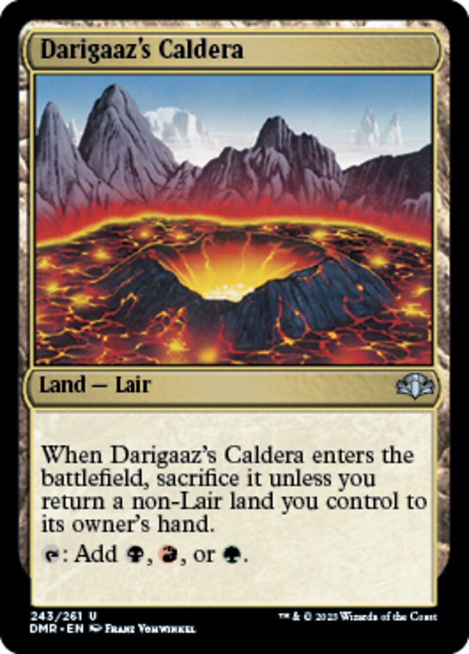 Darigaaz's Caldera [Dominaria Remastered] | Clutch Gaming