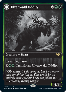 Ulvenwald Oddity // Ulvenwald Behemoth [Innistrad: Double Feature] | Clutch Gaming