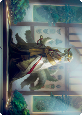 Light-Paws, Emperor's Voice Art Card [Kamigawa: Neon Dynasty Art Series] | Clutch Gaming