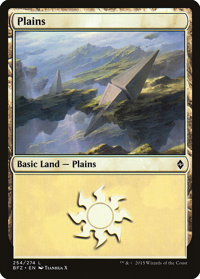 Plains (254a) [Battle for Zendikar] | Clutch Gaming