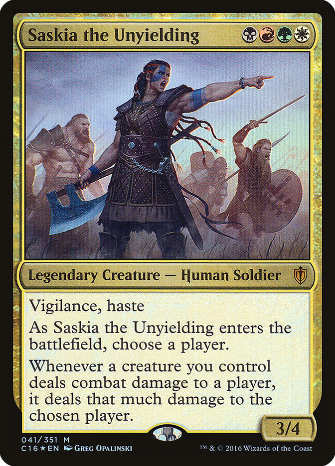 Saskia the Unyielding [Commander 2016] | Clutch Gaming