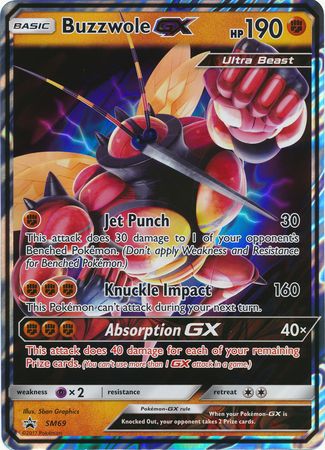 Buzzwole GX (SM69) (Jumbo Card) [Sun & Moon: Black Star Promos] | Clutch Gaming