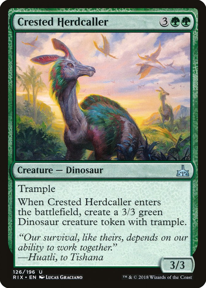 Crested Herdcaller [Rivals of Ixalan] | Clutch Gaming