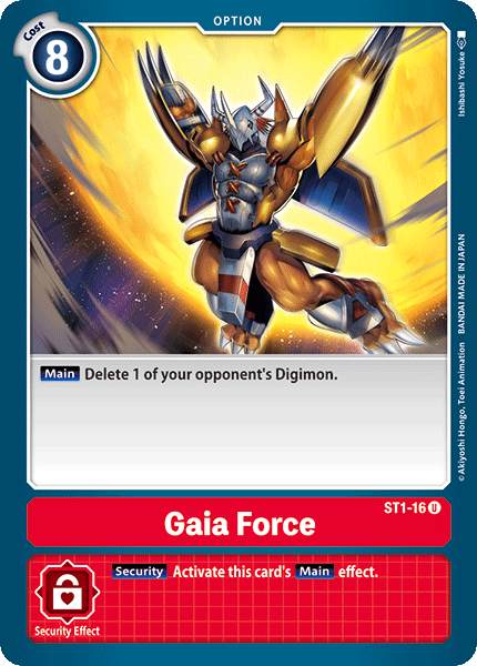 Gaia Force [ST1-16] [Starter Deck: Gaia Red] | Clutch Gaming