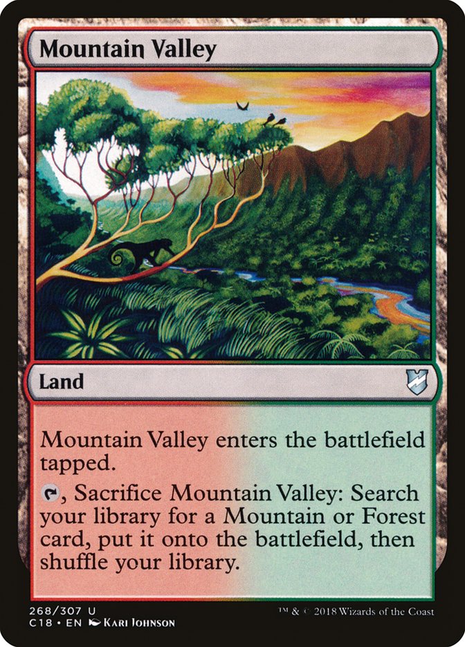 Mountain Valley [Commander 2018] | Clutch Gaming