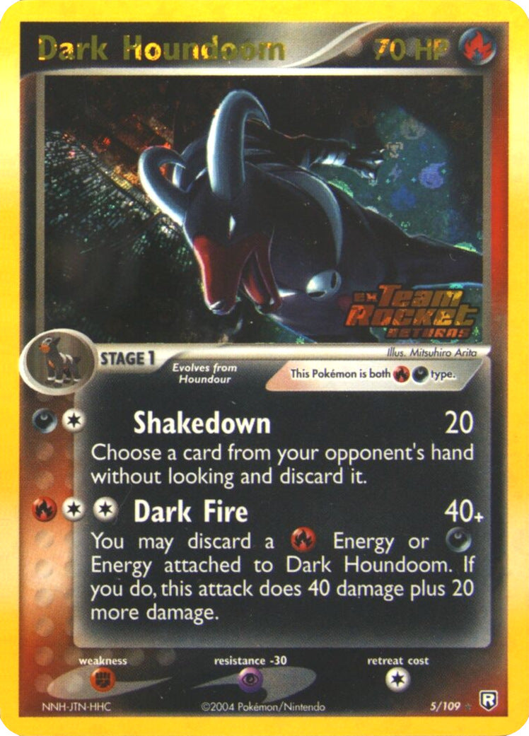 Dark Houndoom (5/109) (Stamped) [EX: Team Rocket Returns] | Clutch Gaming