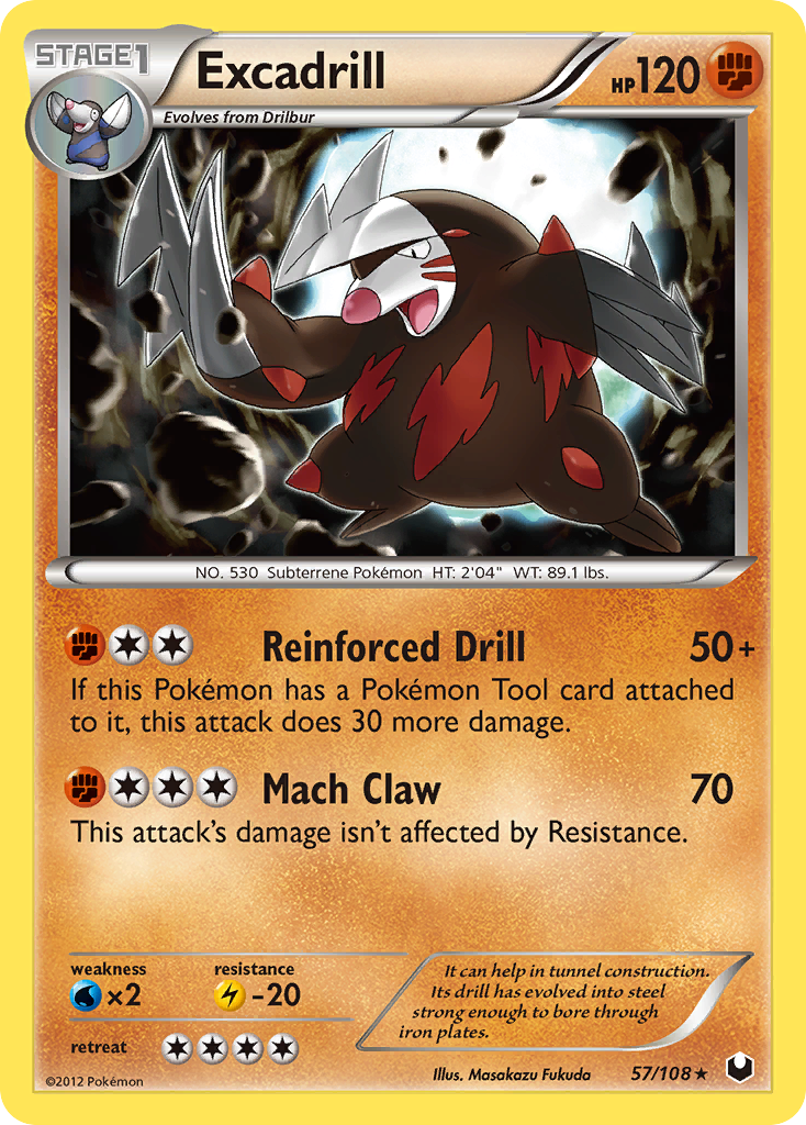 Excadrill (57/108) [Black & White: Dark Explorers] | Clutch Gaming