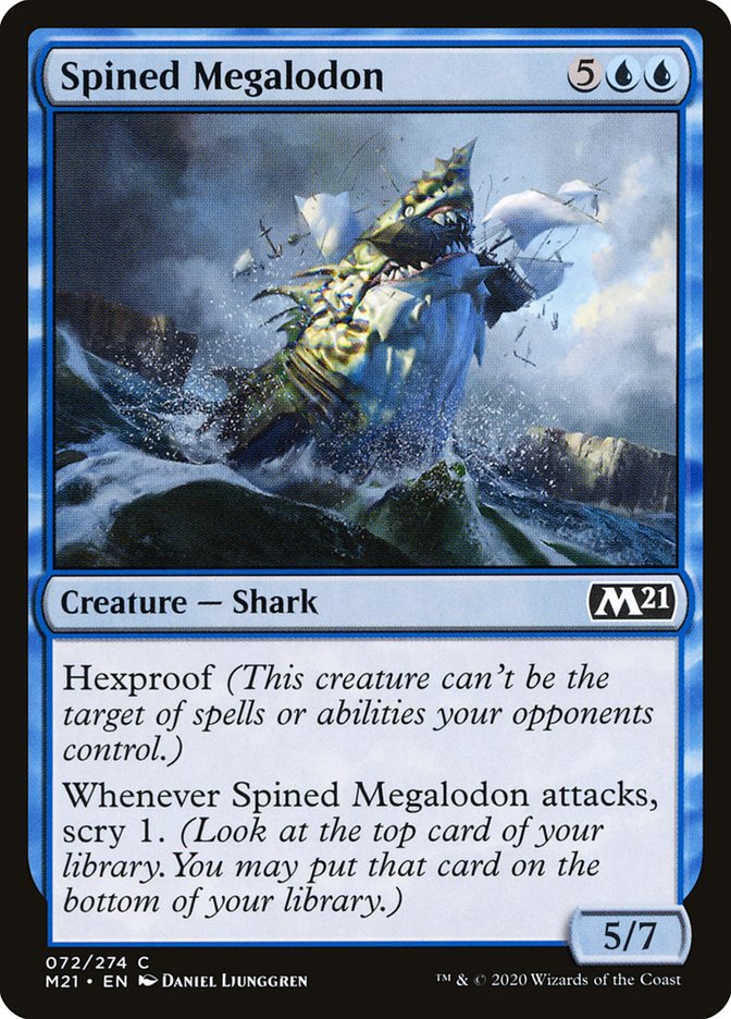 Spined Megalodon [Core Set 2021] | Clutch Gaming