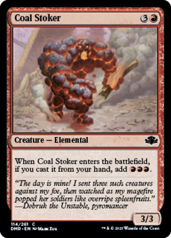 Coal Stoker [Dominaria Remastered] | Clutch Gaming
