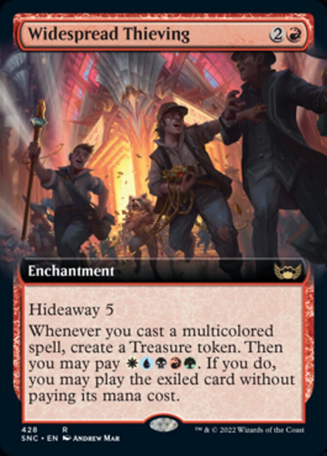 Widespread Thieving (Extended Art) [Streets of New Capenna] | Clutch Gaming