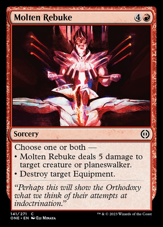 Molten Rebuke [Phyrexia: All Will Be One] | Clutch Gaming