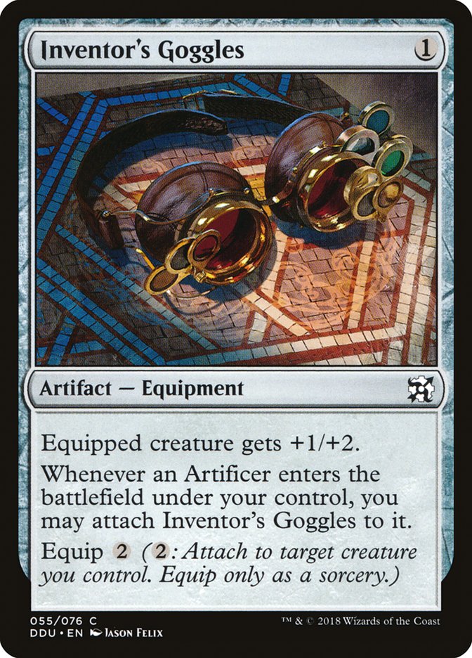 Inventor's Goggles [Duel Decks: Elves vs. Inventors] | Clutch Gaming