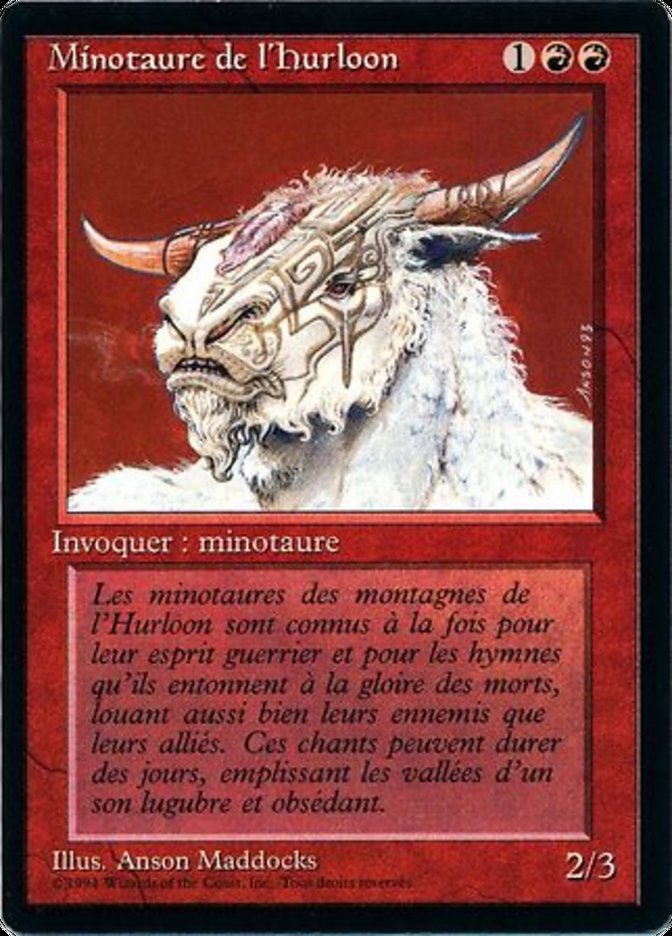 Hurloon Minotaur [Foreign Black Border] | Clutch Gaming